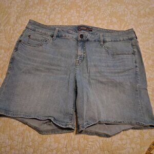 Women's Torrid brand shorts, Light Blue, Size 18